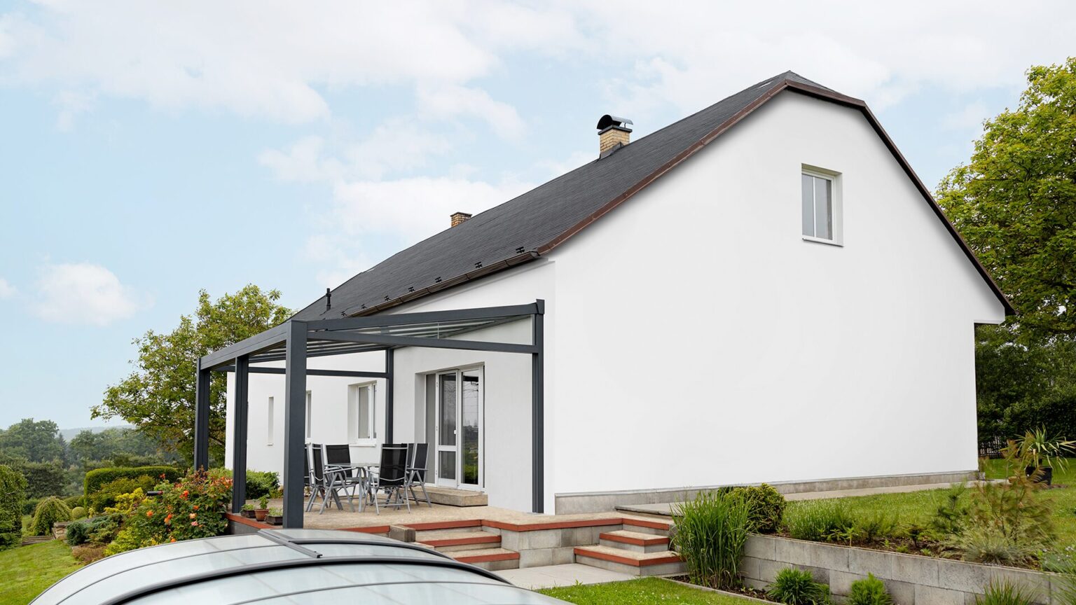 Akční nabídka na pergoly se skleněnou střechou